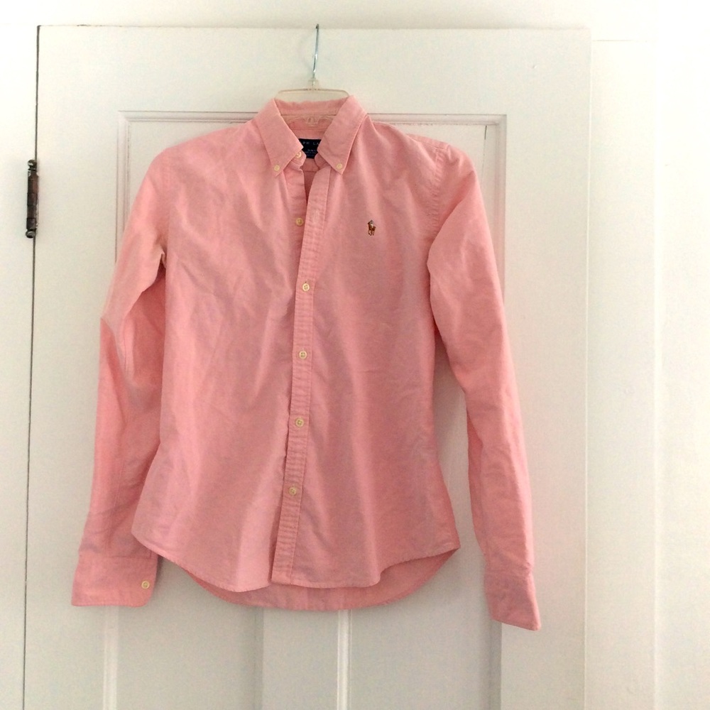 Woman’s button down shirt.